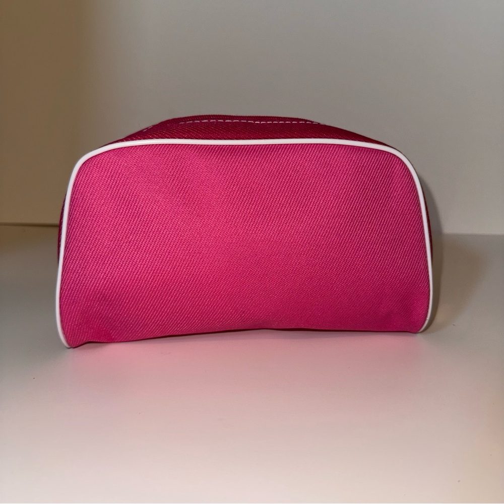 Clinique Pink Cosmetic Bag with Durable Design
